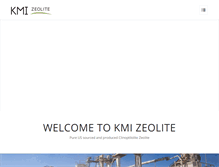 Tablet Screenshot of kmizeolite.com